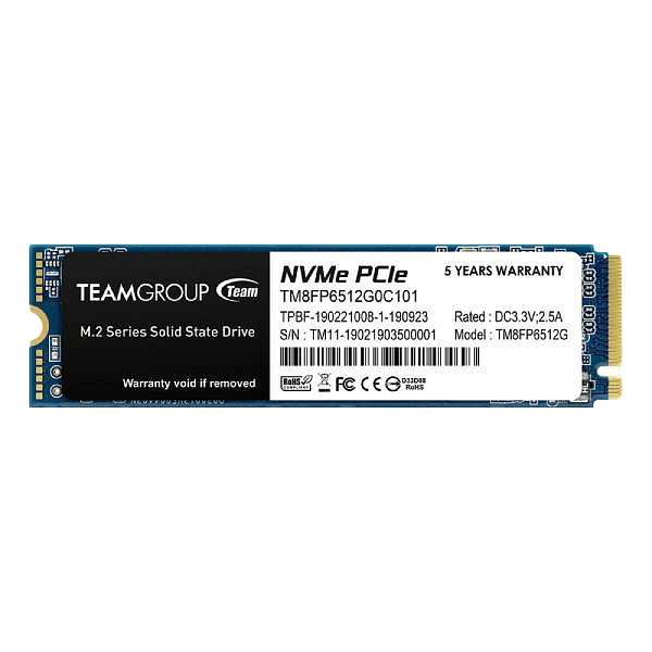 Team Group MP33 512GB   SSD M2 PCIe Gen3x4 NVMe