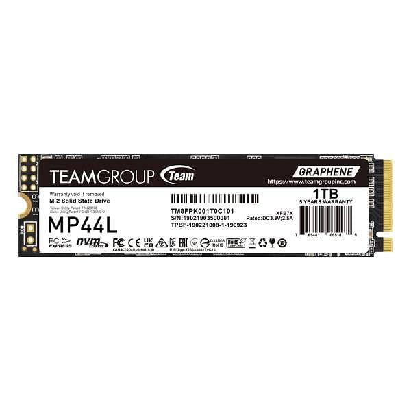Team Group MP44L 1TB   SSD M2 PCIe Gen4x4 NVMe