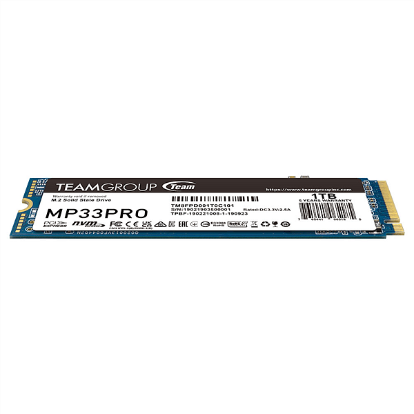 Team Group MP33 Pro 1TB  SSD M2 PCIe3 NVME
