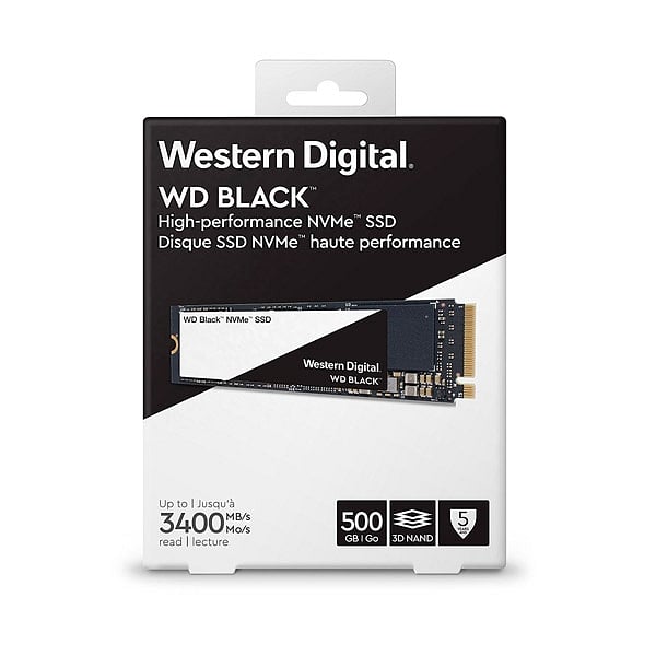 WD Black 500GB M2 2280 PCIe NVMe  Disco duro SSD