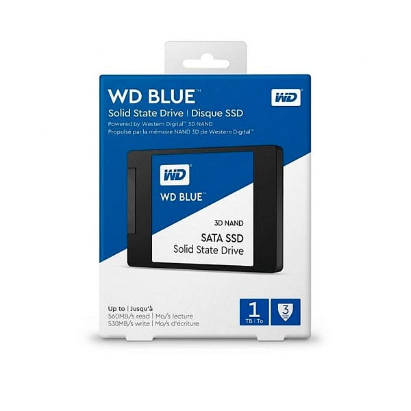 WD Blue 1TB 25 SATA 3DNand  Disco Duro SSD