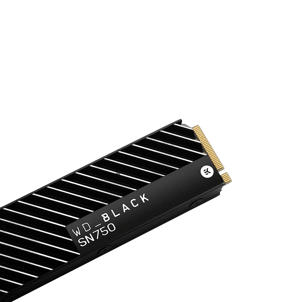 WD Black SN750 2TB M2 PCIe NVMe con disipador  SSD