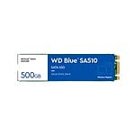 WD Blue SA510 500GB M2 2280 SATA  Disco Duro SSD