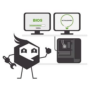 Servicio actualización BIOS para placa base