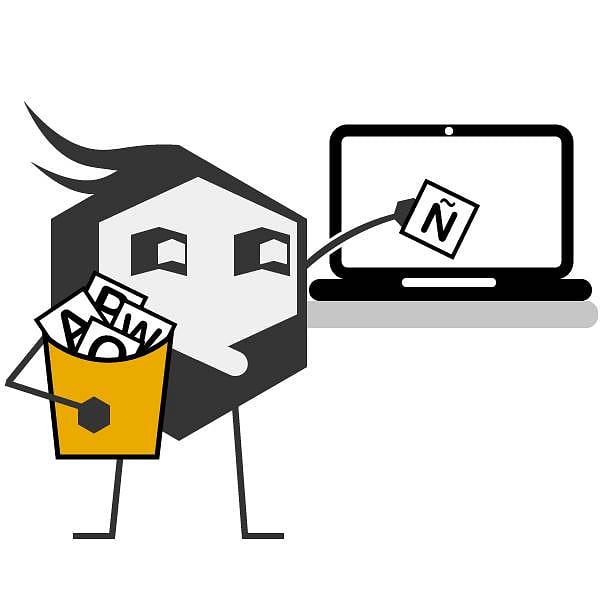 Sustitución teclado a Español