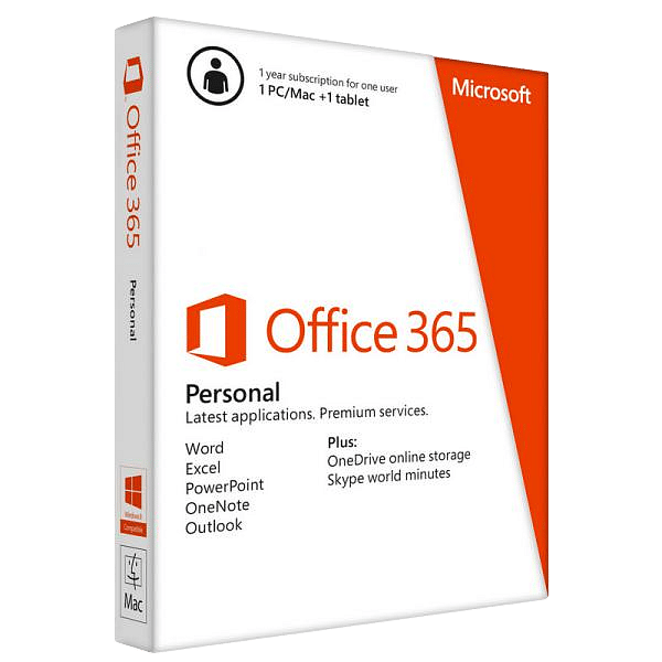 Microsoft Office 365 Personal 1 año Licencia Digital  Suite