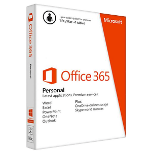 Microsoft Office 365 Personal 1 año Licencia Digital  Suite