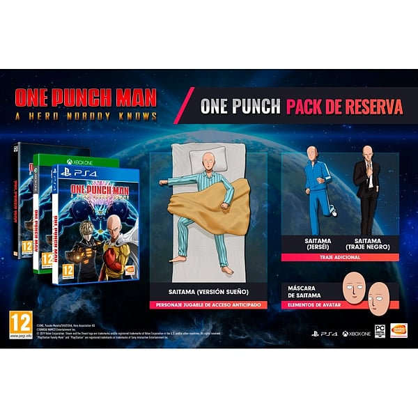 Sony PS4 One Punch Man A Hero Nobody Knows  Videojuego