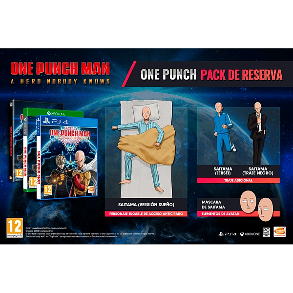 Sony PS4 One Punch Man A Hero Nobody Knows  Videojuego