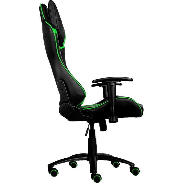 Aerocool AC120 negra  verde  Silla