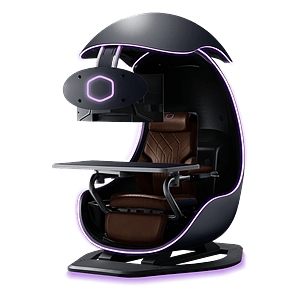 Cooler Master Orb X  Estación de juego multipropósito inmersiva Soporte Singlebox Negro Universo