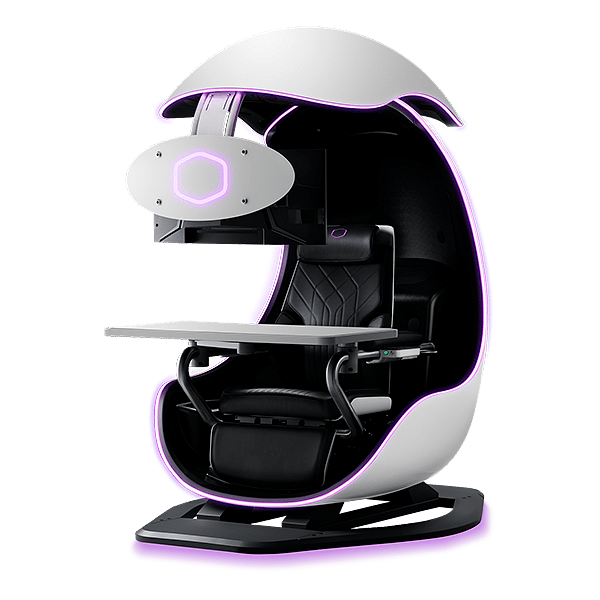 Cooler Master Orb X  Estación de juego multipropósito inmersiva Soporte Multibox Blanco