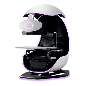 Cooler Master Orb X  Estación de juego multipropósito inmersiva Soporte Multibox Blanco
