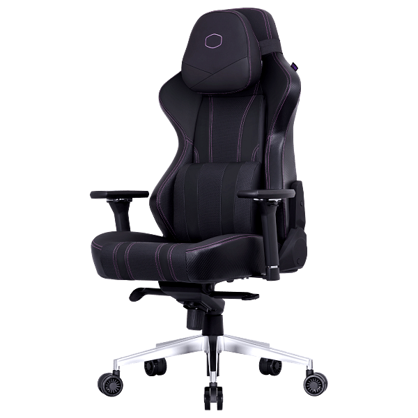 Cooler Master Caliber X2  Silla Gaming Reclinable Ergonómica Soporte Lumbar y Reposacabezas