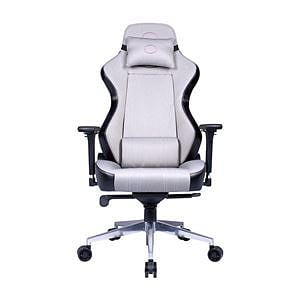 Silla Gaming Cooler Master Caliber X1C Grey  Silla Ergonómica Reclinable Soporte Lumbar cojines de espuma de alta densidad Reposabrazos 4D