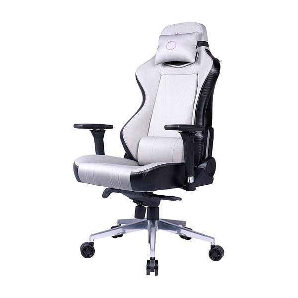Silla Gaming Cooler Master Caliber X1C Grey  Silla Ergonómica Reclinable Soporte Lumbar cojines de espuma de alta densidad Reposabrazos 4D