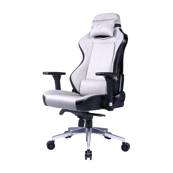 Silla Gaming Cooler Master Caliber X1C Grey  Silla Ergonómica Reclinable Soporte Lumbar cojines de espuma de alta densidad Reposabrazos 4D