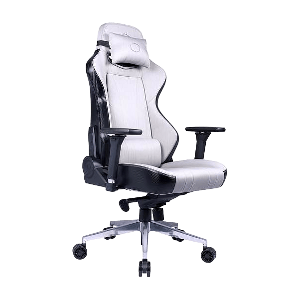 Silla Gaming Cooler Master Caliber X1C Grey  Silla Ergonómica Reclinable Soporte Lumbar cojines de espuma de alta densidad Reposabrazos 4D