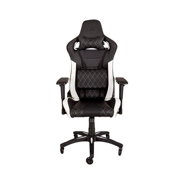 Corsair gaming T1 race negra  blanca  Silla
