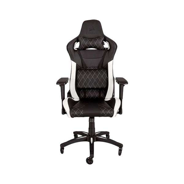 Corsair gaming T1 race negra  blanca  Silla