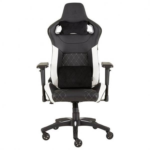 Corsair T1 Race 2018 Black  White  Silla