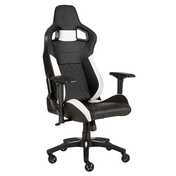 Corsair T1 Race 2018 Black  White  Silla