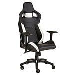 Corsair T1 Race 2018 Black  White  Silla