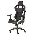 Corsair T1 Race 2018 Black  White  Silla