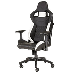 Corsair T1 Race 2018 Black  White  Silla