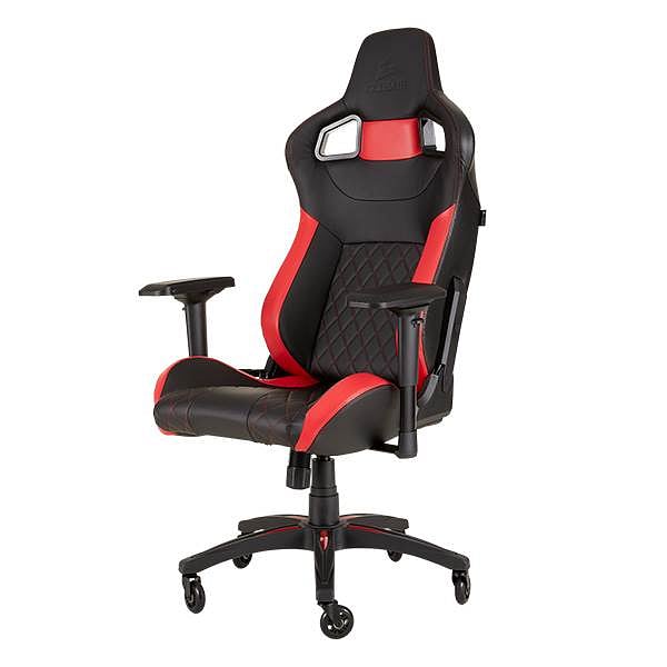 Corsair T1 Race 2018 Black  Red  Silla