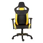 Corsair T1 Race 2018 Black  Yellow  Silla