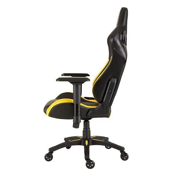 Corsair T1 Race 2018 Black  Yellow  Silla