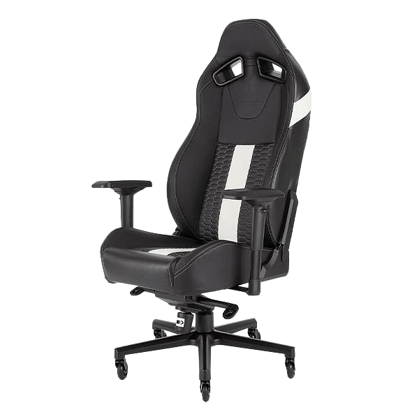 Corsair T2 Road Warrior Black  White  Silla