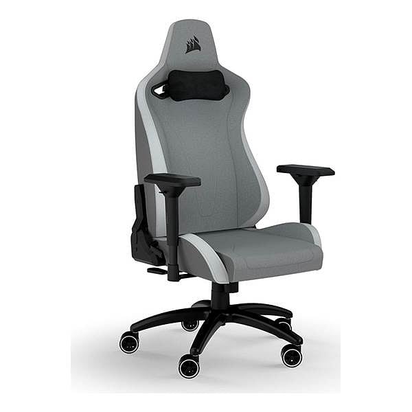 Corsair TC200 Light Grey  White  Silla