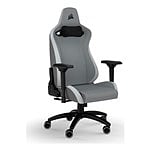 Corsair TC200 Light Grey  White  Silla