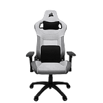 Corsair T3 RUSH Fabric  Silla Gaming Reclinable Ergonómica con Soporte Lumbar y Cervical Grey  Silver