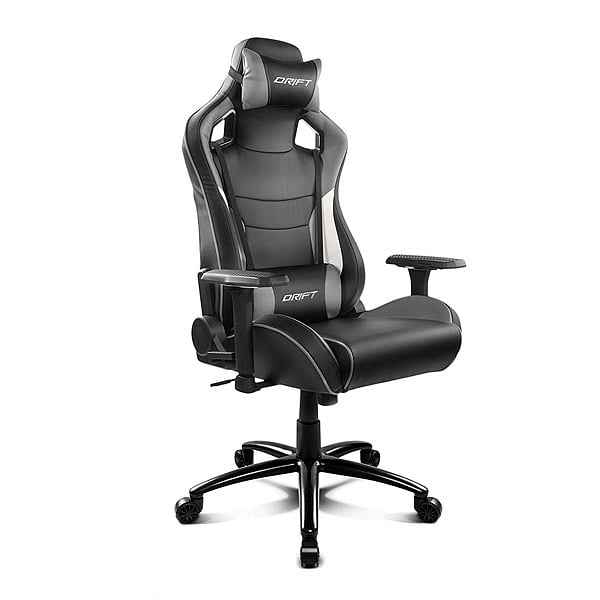 Drift Gaming DR400 Negra  Gris  Blanco  Silla