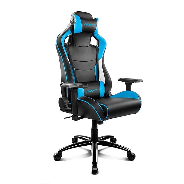 Drift Gaming DR400 Negra  Azul  Blanco  Silla