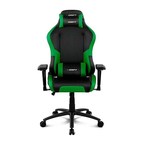 Drift Gaming DR250 negra  verde  Silla
