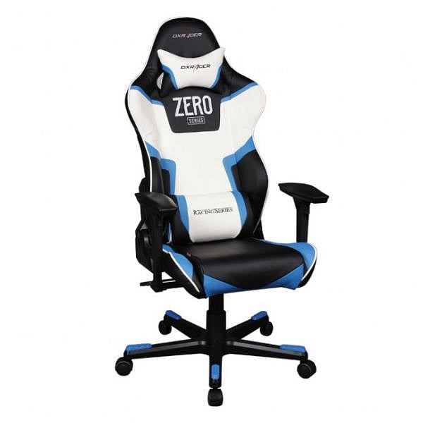 DXRacer Racing OHRZ118NBW NegraAzulBlanca  Silla