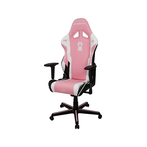 DXRacer Racing Pink  White  Silla