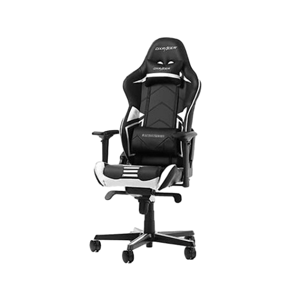 DXRacer Racing PRO Black  White Silla