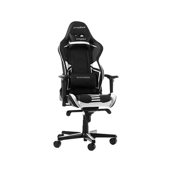 DXRacer Racing PRO Black  White Silla