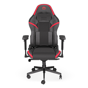 Endorfy SCRIM RD  Silla Gaming Ergonómica Reclinable Soporte Lumbar y Cervical Malla transpirable y Cuero