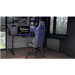 Endorfy SCRIM RD  Silla Gaming Ergonómica Reclinable Soporte Lumbar y Cervical Malla transpirable y Cuero