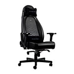 Noblechairs Icon cuero PU negro  azul  Silla