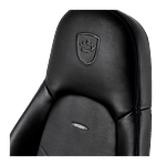Noblechairs Icon cuero PU negro  azul  Silla
