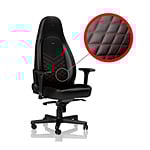 Noblechairs Icon cuero PU negro  rojo  Silla