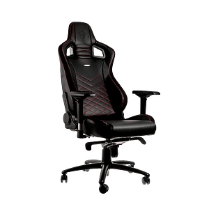 Noblechairs Epic cuero PU negro  rojo  Silla