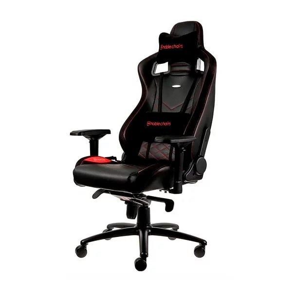 Noblechairs Epic cuero PU negro  rojo  Silla